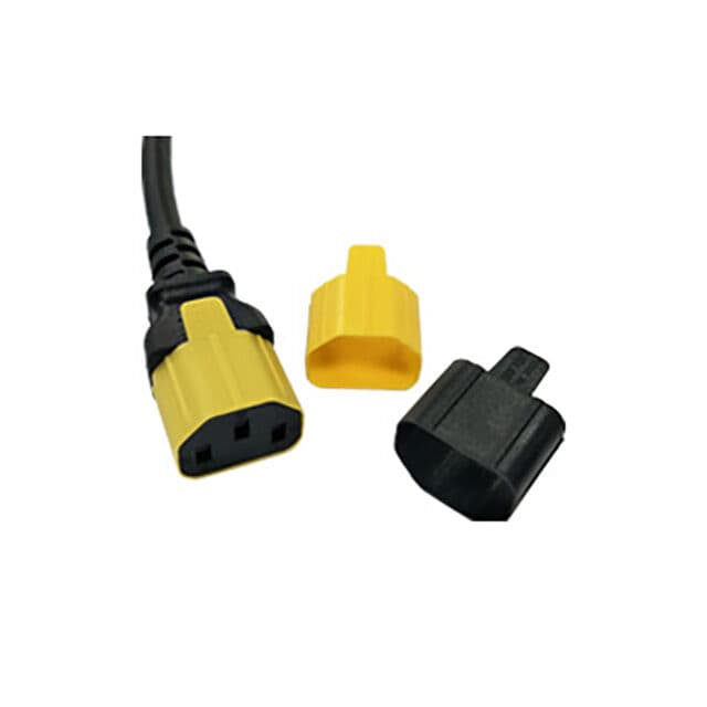Globtek Inc IEX C13/C17 Socket Plug Locking Sleeve (Yellow) 485418