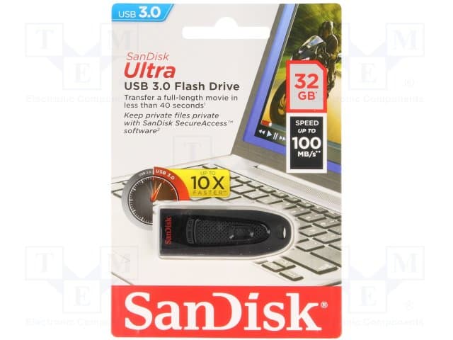 SanDisk SDCZ48-032G-U46 Flash Drive 32GB 485607