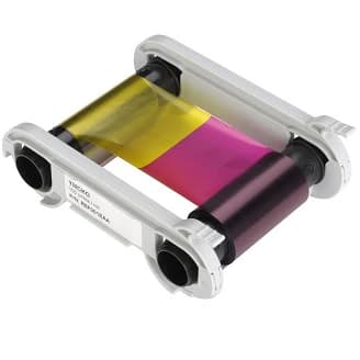 Evolis 5 Panel YMCKO Full Colour Ribbon for 300 Prints 487767