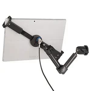 The Joy Factory LockDown Tablet Mount Universal Wall/Cabinet Carbon Fiber Mount with Key Lock 10-13"" 488631