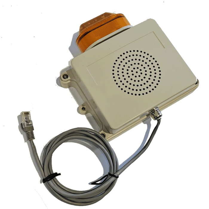 JR Tech SIP IP66 Loud Ringer with Amber LED Beacon 491634