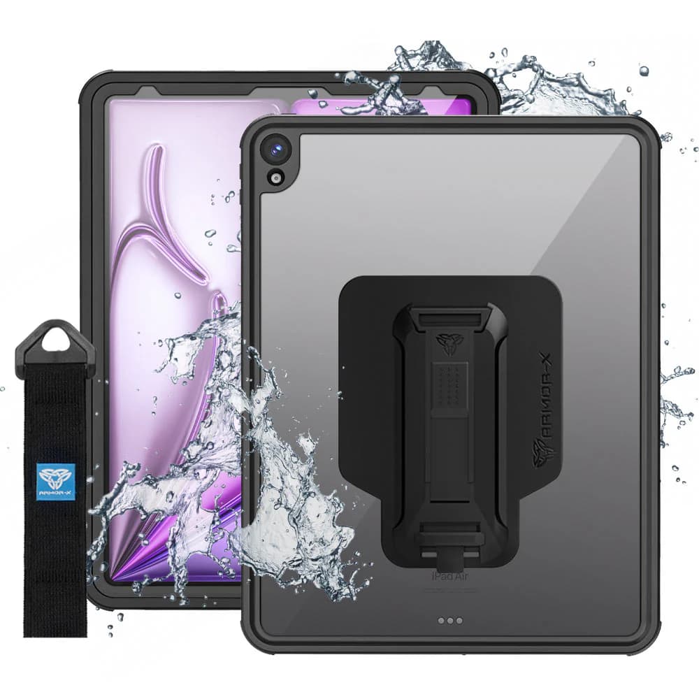 Armor-X Shockproof and Dustproof Case with Handstrap- Kickstand and X-Mount for iPad Air 13 494000