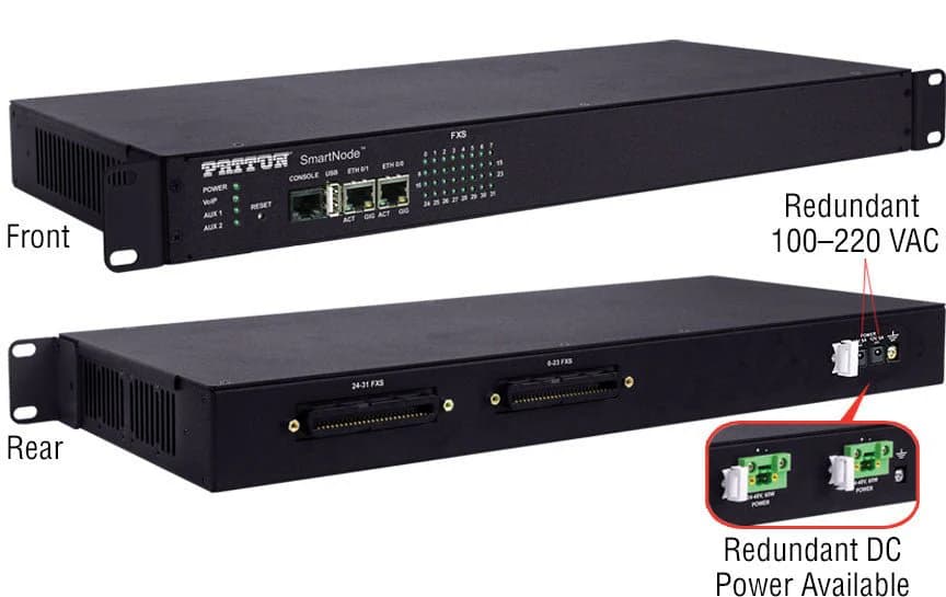 Patton Electronics SmartNode SN4740 24 FXS Gateway 494307