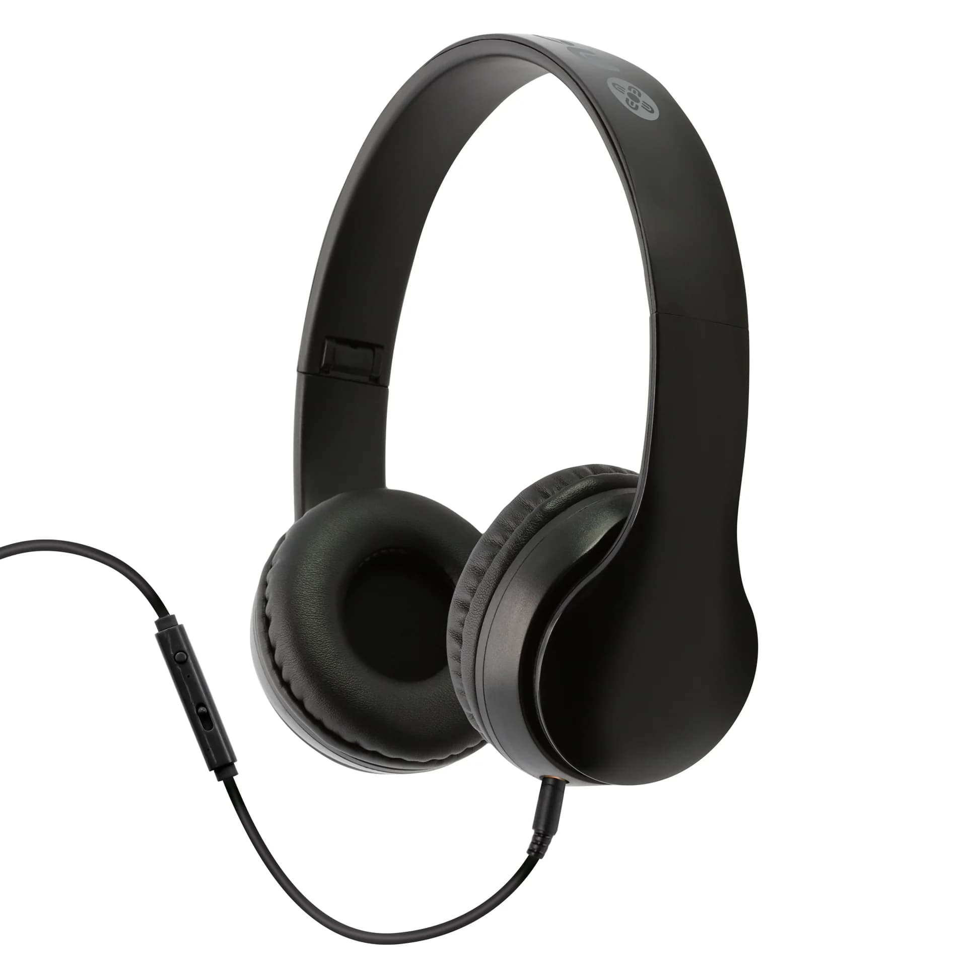 Moki Headphones Flip Wired with In-line Mic Black 507330