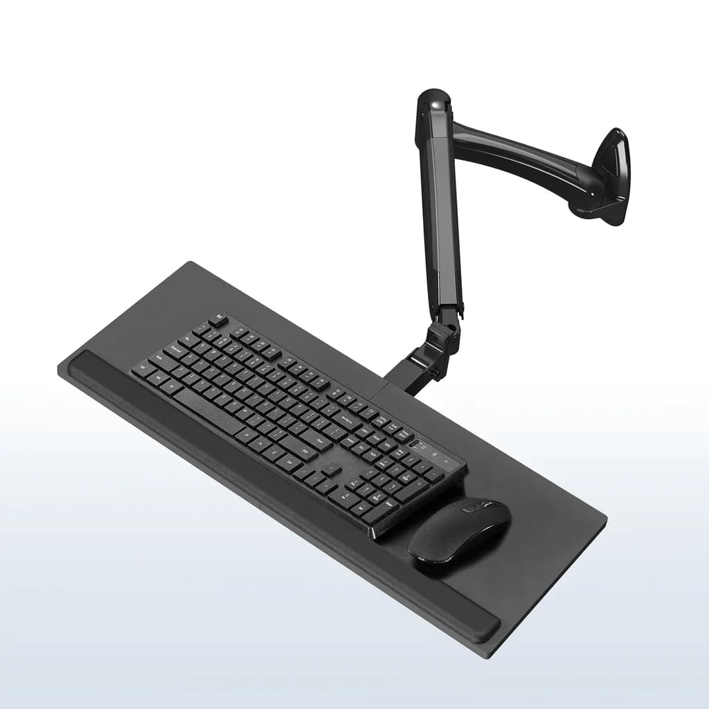 VIVO Pneumatic Wall Mounted Keyboard Tray 507406
