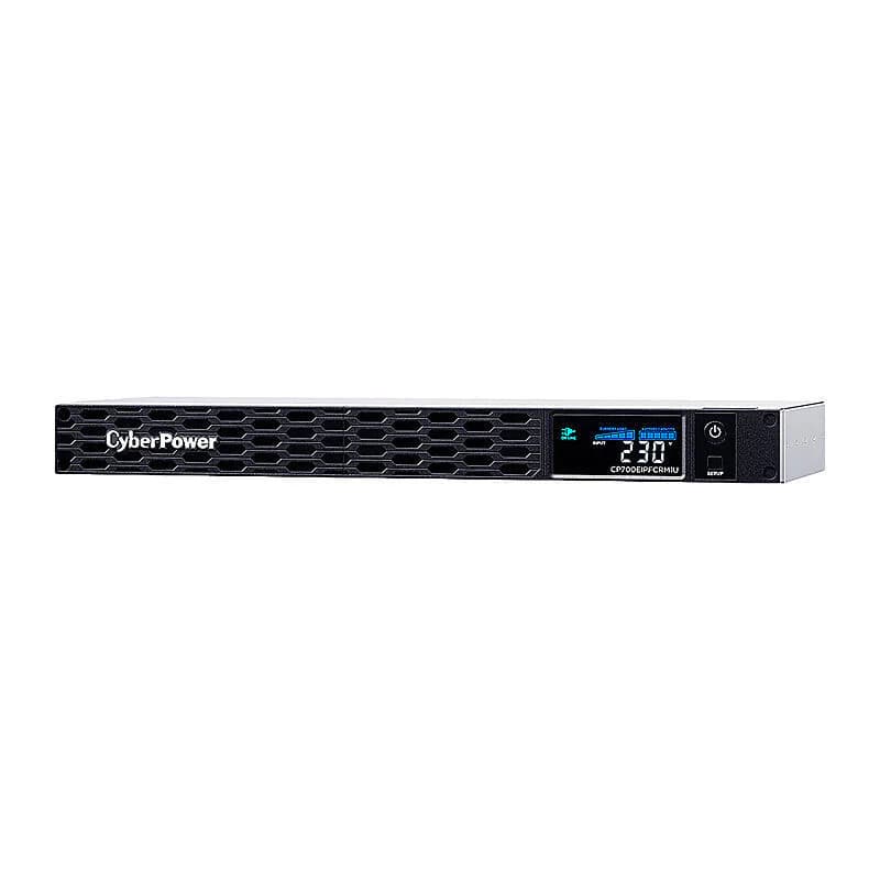 CyberPower Systems CP700EIPFCRM1U PFC Sinewave Series 700VA / 420W Tower UPS # 508469