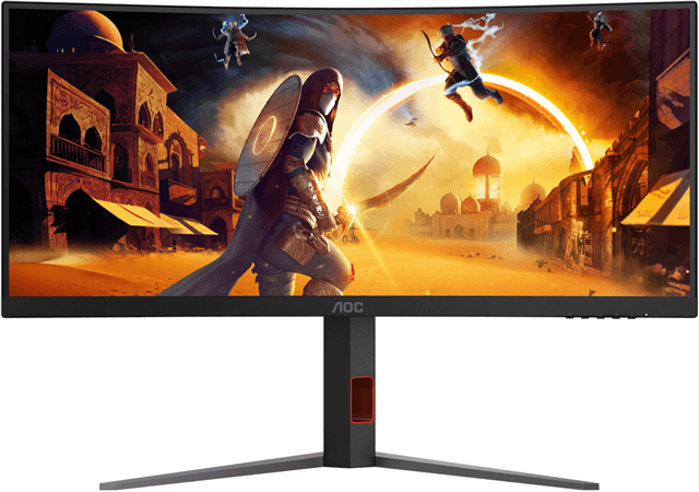 AOC AOC CU34G4Z 34" Curved 3440x1440 1ms HDMI DP USB 240Hz Monitor AOC128