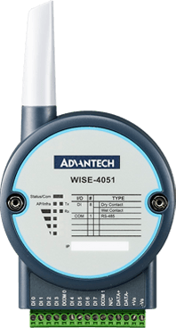 Advantech Advantech WISE-4051 8Ch Dig Input IoT Wireless I/O Module with RS-485 AQ4814