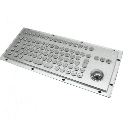 Inputel Inputel KB205 Stainless Steel Keyboard + Trackball IP65 - PS/2 AS1800