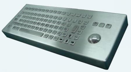 Inputel Inputel Stainless Steel Keyboard + Trackball ~ USB AS1802
