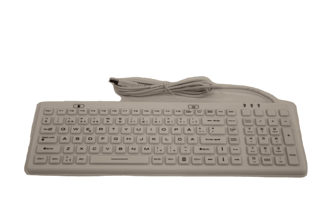 Inputel Inputel SK312 Silicone Keyboard White IP68 - USB AS1821