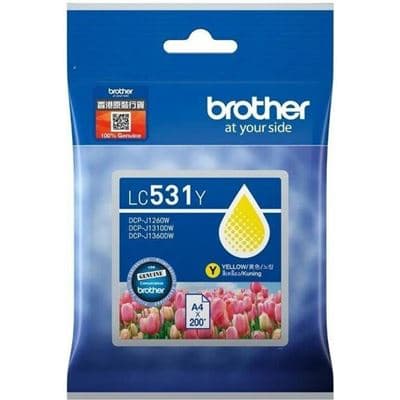 Brother Brother LC531Y Yellow Ink Cartridge LC531Y