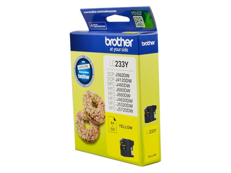 Brother Brother LC233Y Yellow Ink Cartridge LC233Y