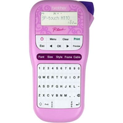 Brother Brother PTH110PK Durable P-Touch Pink Label Printer $20 Cashback PTH110PK