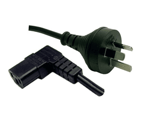Unspecified Power Cord - Right Angle 10A/250V IEC (F) to 3 Pin Power (M) 3m CA2022