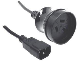 Unspecified 10A/250V UPS IEC (M) to 3 Pin Power (F) 0.5m Power Cord CA2024