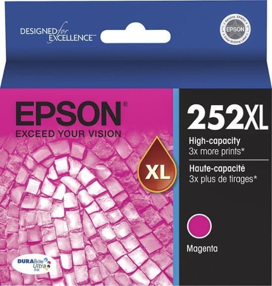 Epson Epson 252XL Magenta High Yield Ink Cartridge C13T253392