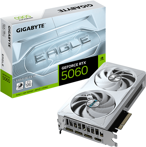 Gigabyte Gigabyte GV-N5060EAGLEOC ICE-8GD RTX5060 8GD PCIE Graphics Card GVN5054