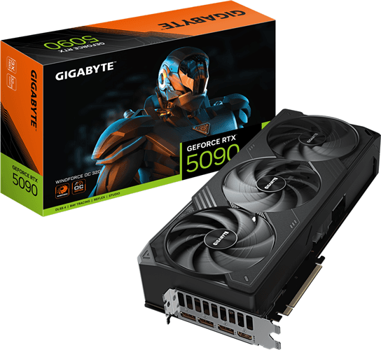 Gigabyte Gigabyte GV-N5090WF3OC-32GD RTX5090 32GB Graphics Card GVN5096