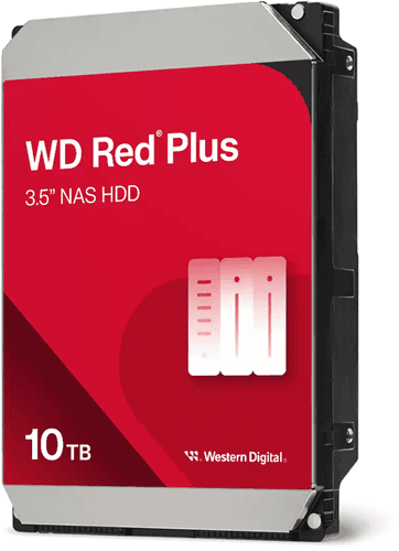 Western Digital WD Red Plus 10TB SATA 3.5" Intellipower 256MB NAS HDD 3Yr Warranty WD100EFGX