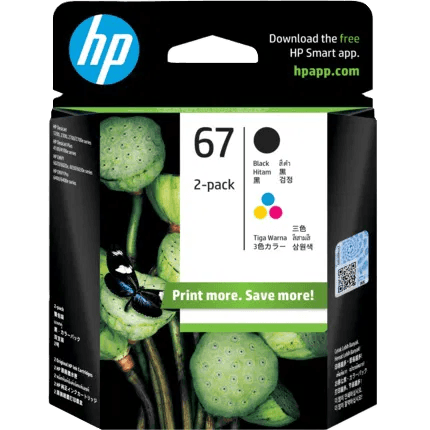 HP HP 67 Color/Black Ink Cartridge Combo 2-Pack HNK1009