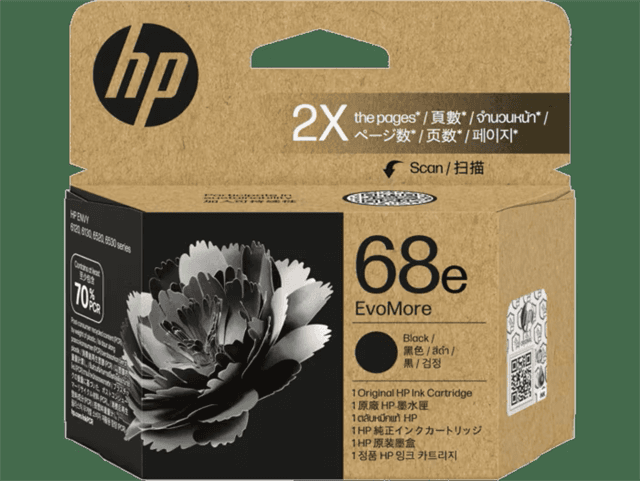 HP HP 68e EvoMore Black Original Ink Cartridge HNK1024