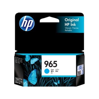 HP HP 965 Cyan Ink Cartridge 3JA77AA