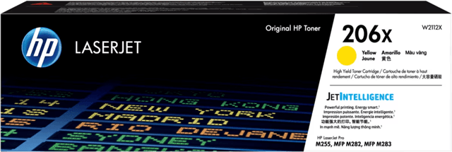 HP HP 206X Yellow High Yield Toner W2112X