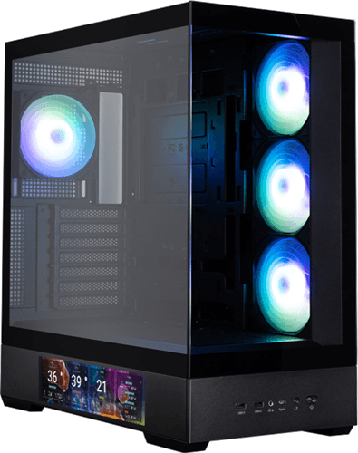Zalman Zalman P40 PRISM DS Black ATX Tower Case HT7047