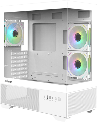 Zalman Zalman Chronix White ATX Mid Tower Case HT7052