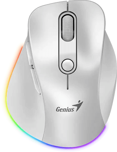 Genius Genius Ergo 9000S Pro Silent Ergo Mouse - White IM179W