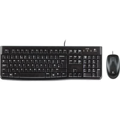 Logitech Logitech MK120 USB Wired Keyboard and Mouse 920-002586