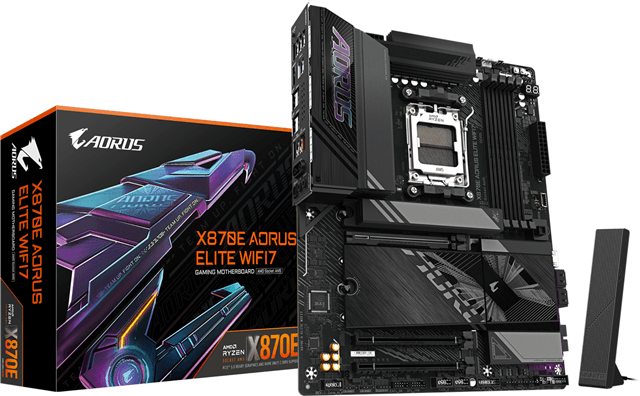 Gigabyte Gigabyte X870E Aorus Elite WIFI7 AM5 Motherboard MGA3056
