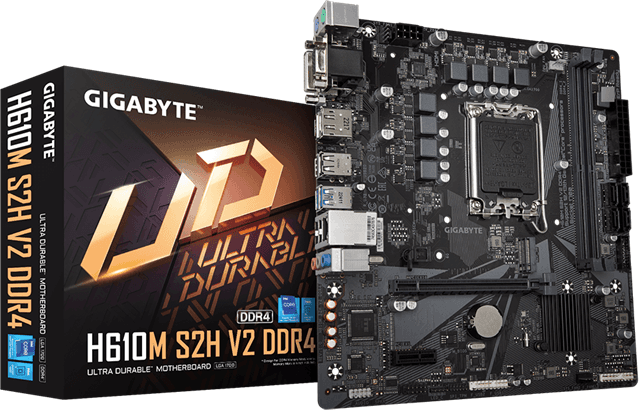 Gigabyte Gigabyte H610M S2H V2 DDR4 mATX LGA1700 Motherboard MGI5093