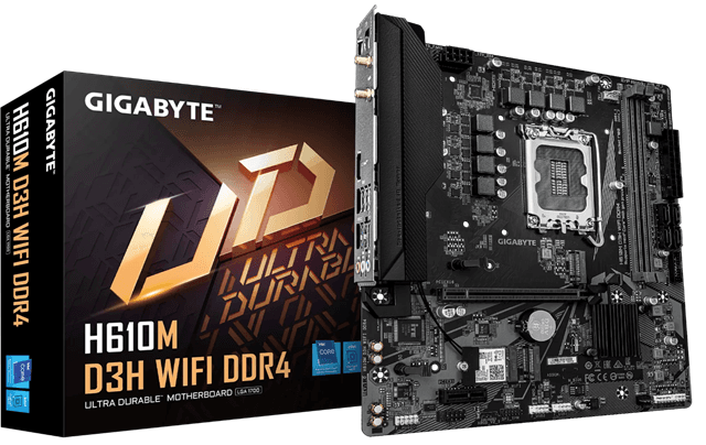 Gigabyte Gigabyte H610M D3H Wifi DDR4 mATX Lga1700 MGI5095