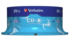 Verbatim Verbatim CD-R 700MB 52x 25 Pack on Spindle MV112