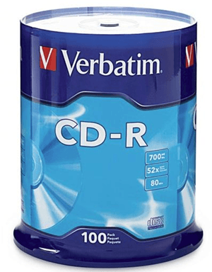 Verbatim Verbatim CD-R 700MB 52x 100 Pack on Spindle MV131