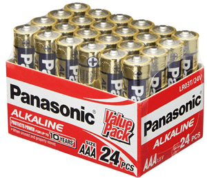 Panasonic Panasonic AAA Alkaline Battery 24 Pack PA4545