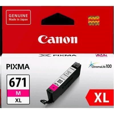 Canon Canon CLI671XLM Magenta High Yield Ink Cartridge CLI-671XLM