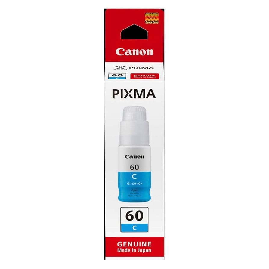 Canon Canon GI60C Cyan Pixma Endurance Ink Bottle GI60C