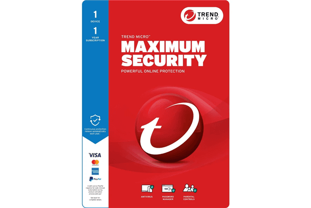 Trend Micro Trend Micro Maximum Security (1 Devices) 1Yr Subscription Add-On PC008F