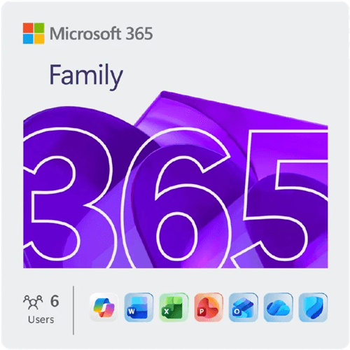 Microsoft Microsoft 365 Family for 6 Users/1 Household - 1 Year EP2-36888