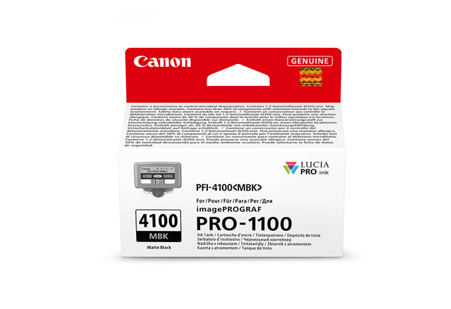 Canon Canon PFI-4100MBK Ink Matte Black PWF1520