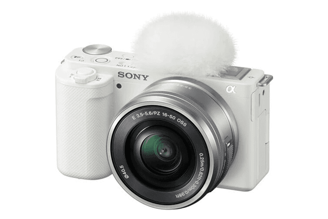 Sony Sony Alpha ZVE10 24.2MP APS-C M/less Cam E Mount w/16-50 II white SL4188