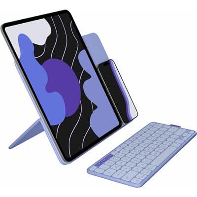 Logitech LoLogi Flip Folio for iPad Pro 11" M4/5, iPad Air M2/ 3)-5thGen Lilac 920-013843