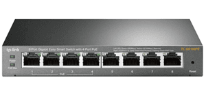 TP-Link TP-Link SG108PE 8 Port Gigabit Switch Easy Smart 4x PoE Ports TP4102