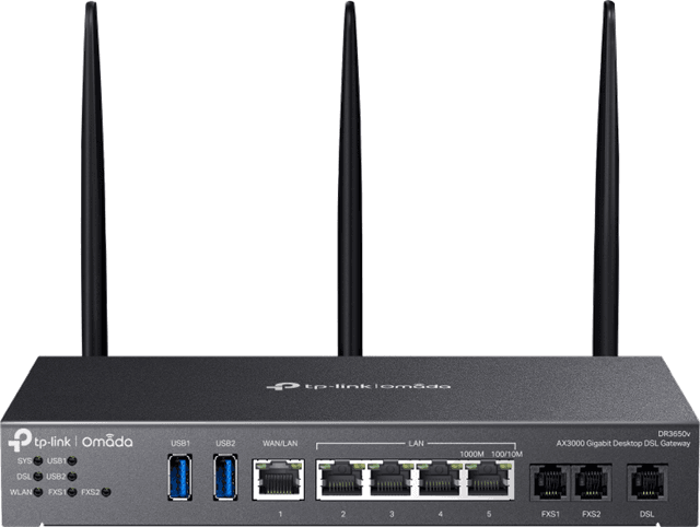 TP-Link TP-Link DR3650v-4G Omada 4G AX3000 VPN Router w/VOIP TP6147