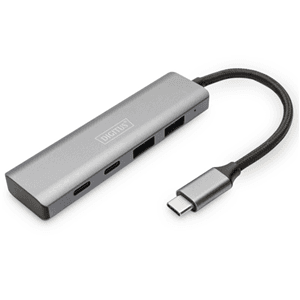 Digitus DIGITUS USB-C 4 Port HUB, 2x USB A + 2x USB-C US521