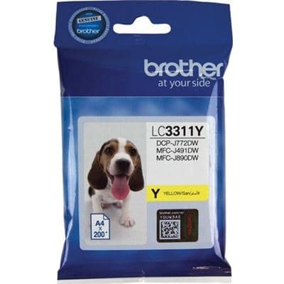 Brother Brother LC3311Y Yellow Ink B3311Y
