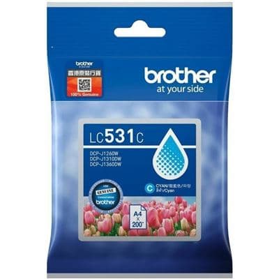 Brother Brother LC531C Cyan Ink B531C